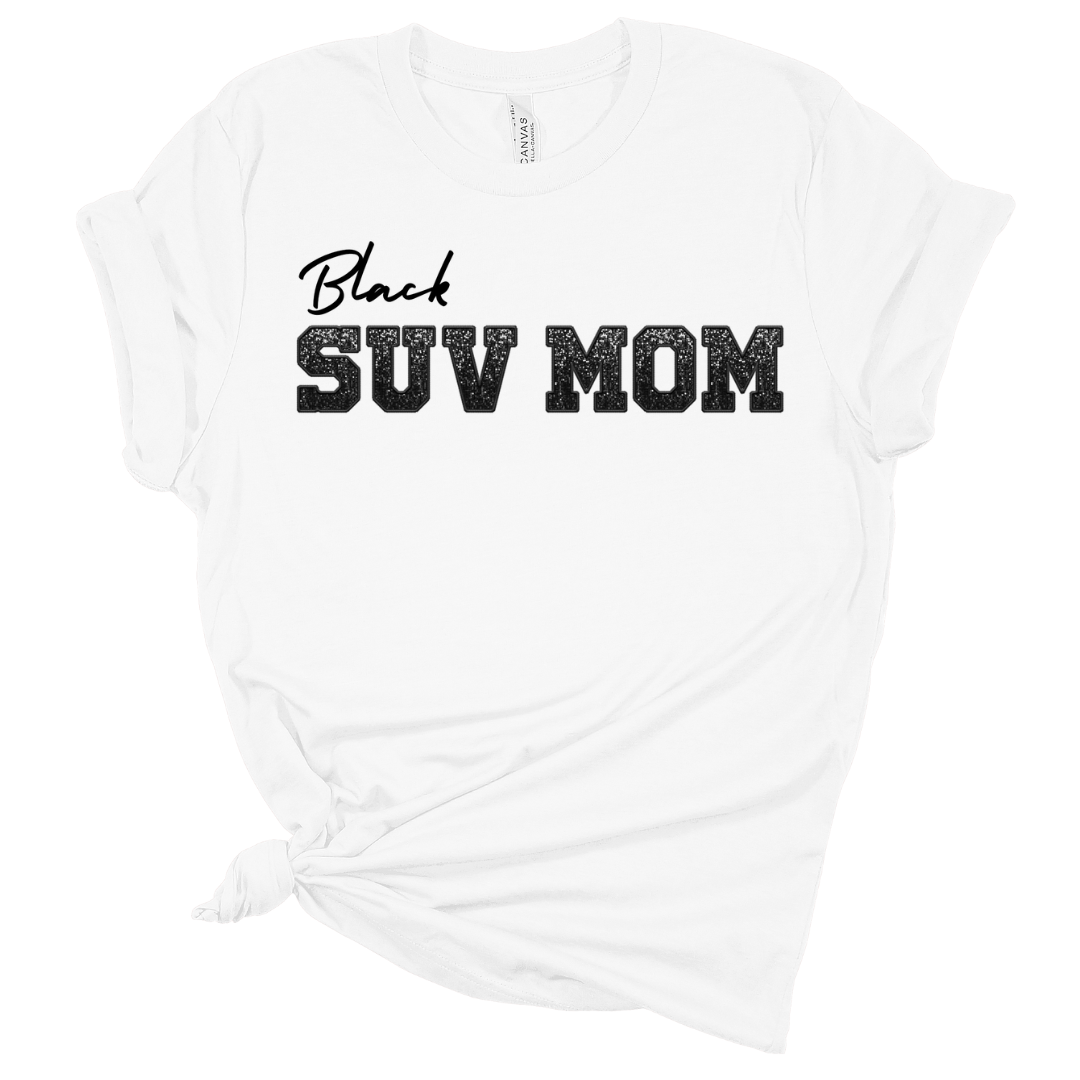 Black SUV Mom T-shirt