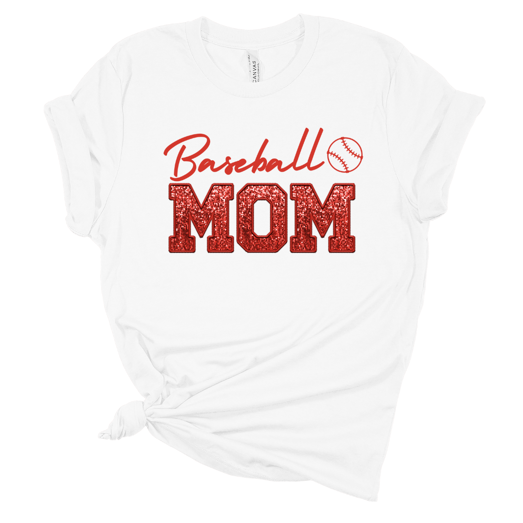baseball mom gear Baseball Mom T-shirt – The Glam Glow Studio