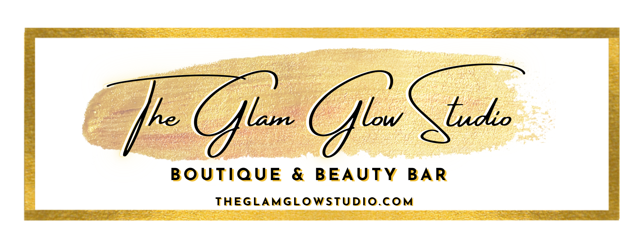 The Glam Glow Studio logo