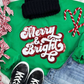 Merry & Bright Christmas Patch