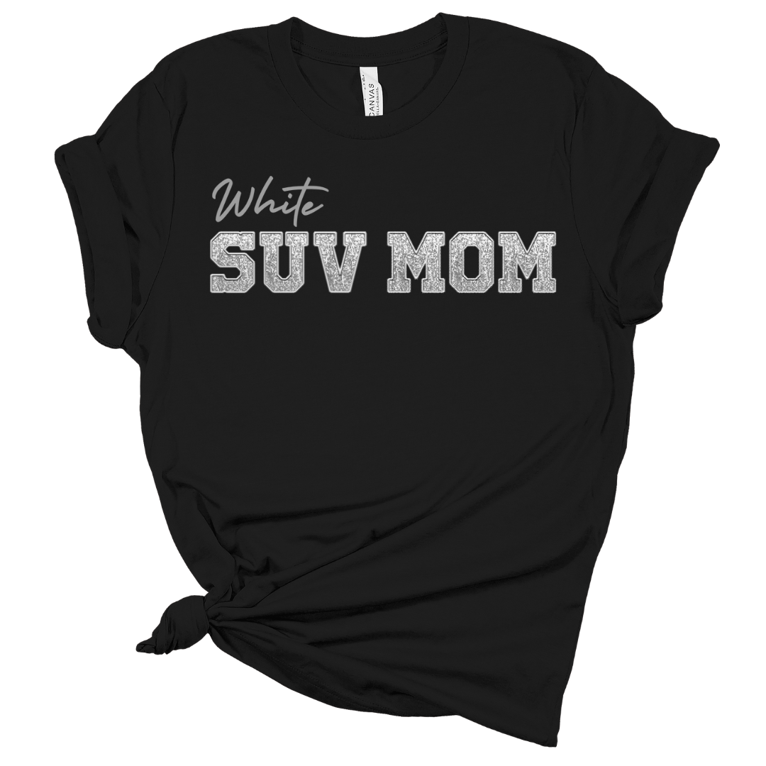 White SUV Mom T-shirt