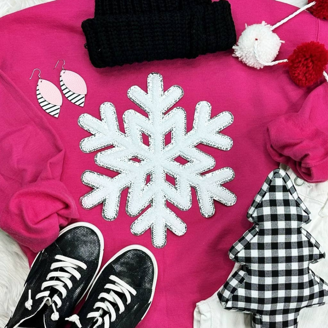 Snowflake Christmas Patch