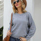 Round Neck Long Sleeve Sweater