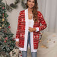 Christmas Open Front Cardigan