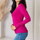 Zenana Full Size V-Neck Long Sleeve Cardigan