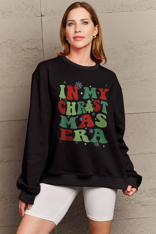 Simply Love Full Size IN MY CHRISTMAS ERA Long Sleeve Sweatshirt