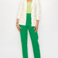 Ruched Sleeves Solid Blazer