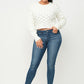 Checker Sweater Top
