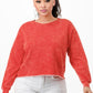 Washed French Terry Cropped Sweatshirts