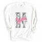 SANTA BABY FAUX SEQUIN SWEATSHIRT