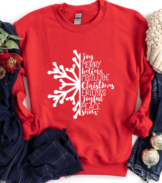SNOWFLAKE FRIENDS SWEATSHIRT