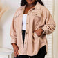 Heimish Cozy Girl Full Size Button Down Shacket