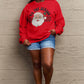 Simply Love Full Size Santa Graphic Long Sleeve Sweatshirt